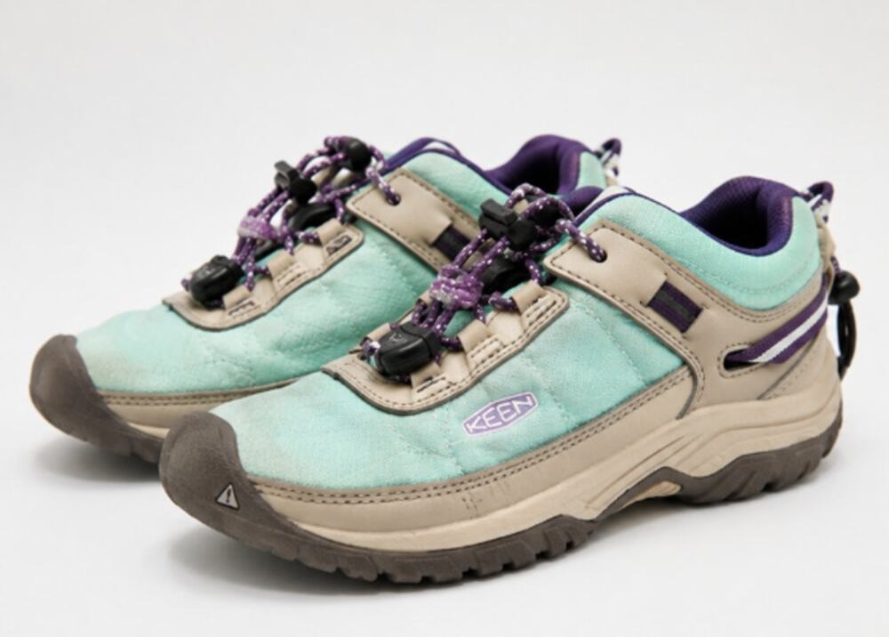 KEEN Targhee Sport Vent Kids Hiking Shoes – Waterfall/Vapor – Youth Size 1